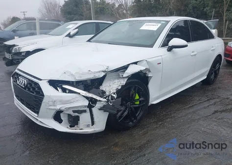 2022 Audi A4 Premium Plus 45 Tfsi S Line Quattro S Tronic from USA, damaged, VIN WAUEAAF45NN014129